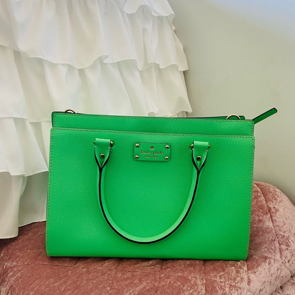 Kate Spade Neon Green Hand Satchel